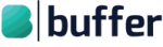 buffer media logo black